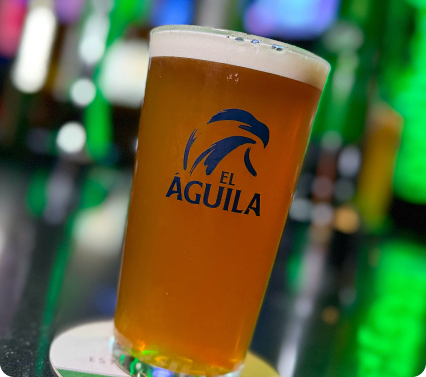 Cerveza El Aguila en QW Sportbar